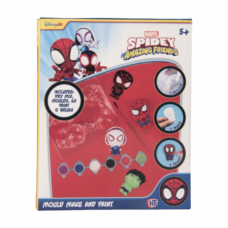 Spidey & Friends - Mould & Paint 4pk