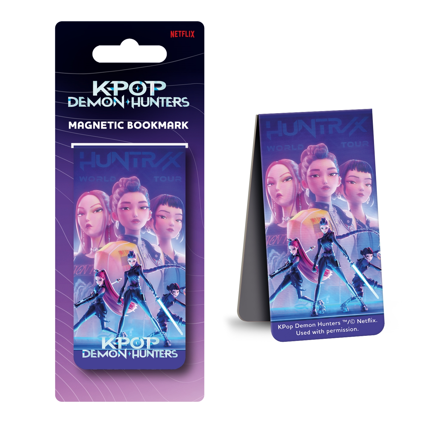 K-Pop Demon Hunters (Trio) - Magnetic Bookmark