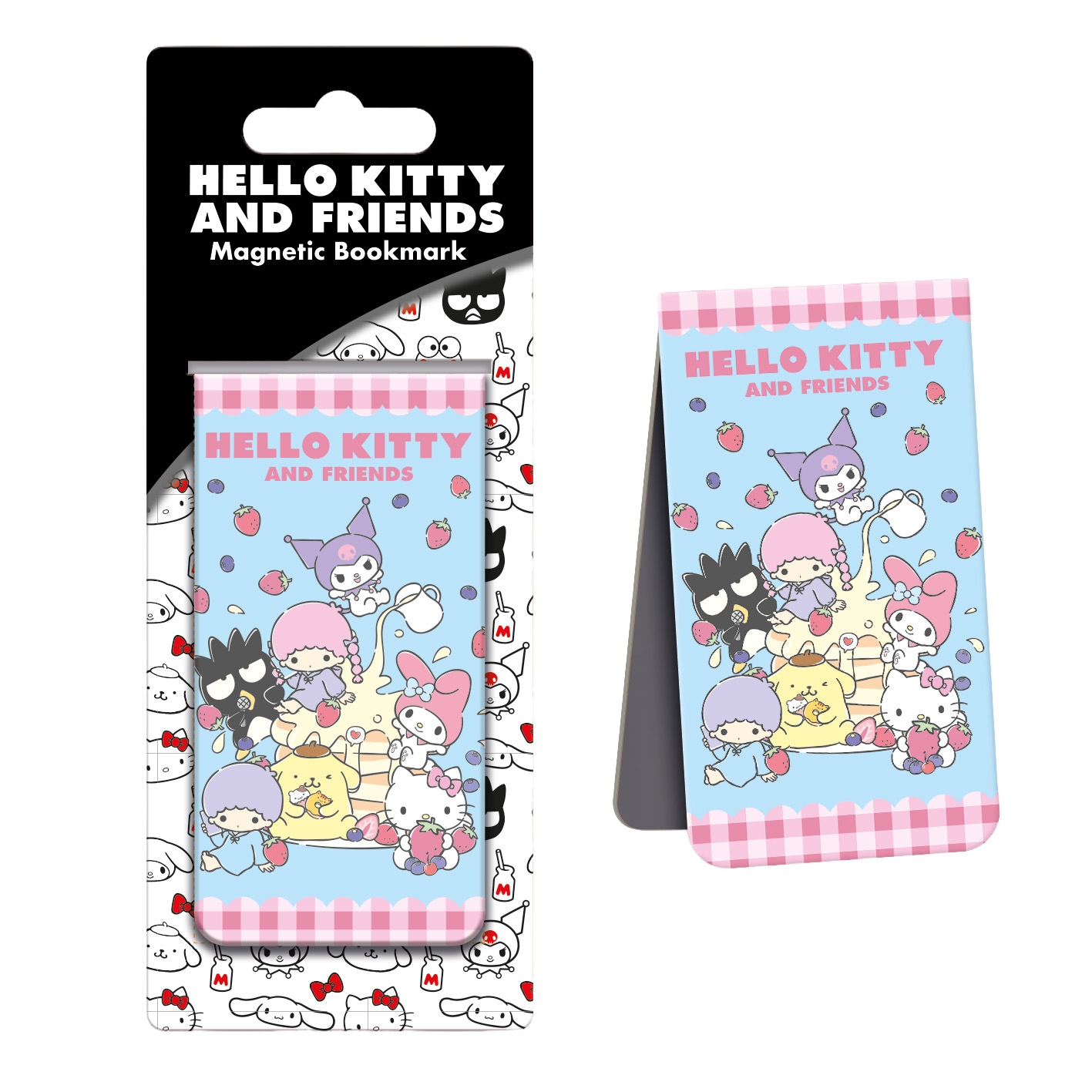 Hello Kitty & Friends & Friends (Blue) - Magnetic Bookmark